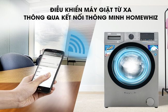 Máy giặt Beko Inverter 9 kg WCV9749XMST