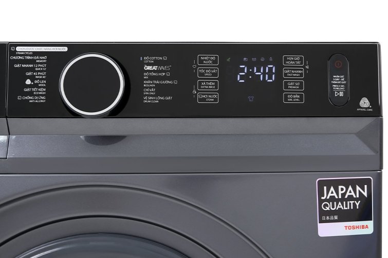 Máy giặt lồng ngang Toshiba Inverter 9,5Kg TW-BK105G4V(MG)