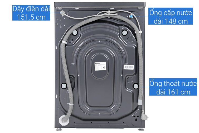 Máy giặt lồng ngang Toshiba Inverter 9,5Kg TW-BK105G4V(MG)