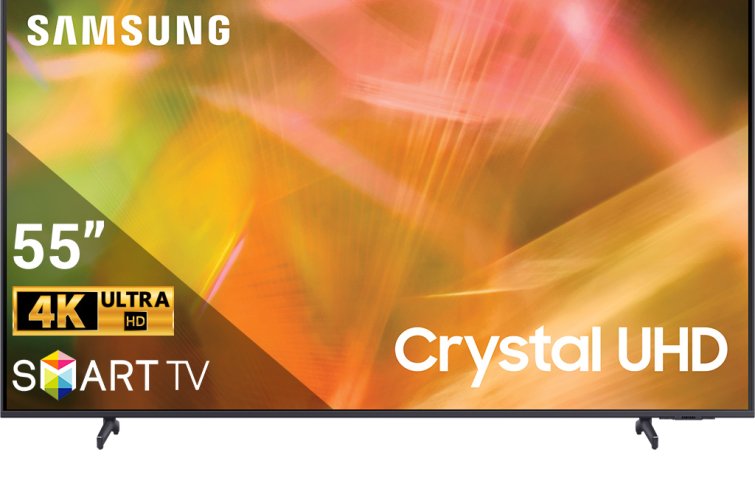 Smart Tivi Samsung Crystal UHD 4K 55 inch UA55AU8000KXXV