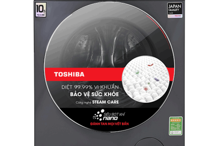 Máy giặt lồng ngang Toshiba Inverter 10,5Kg TW-BK115G4V(MG)