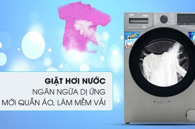 Máy giặt Beko Inverter 9 kg WCV9749XMST