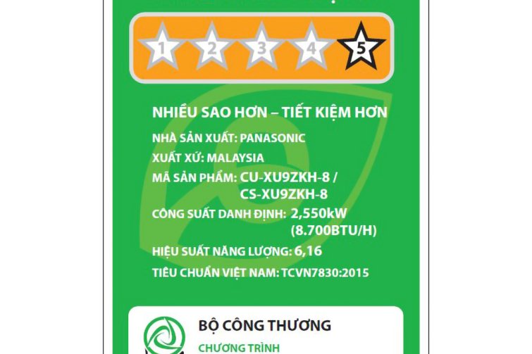 Máy lạnh Panasonic Inverter 1 HP CU/CS-XU9ZKH-8