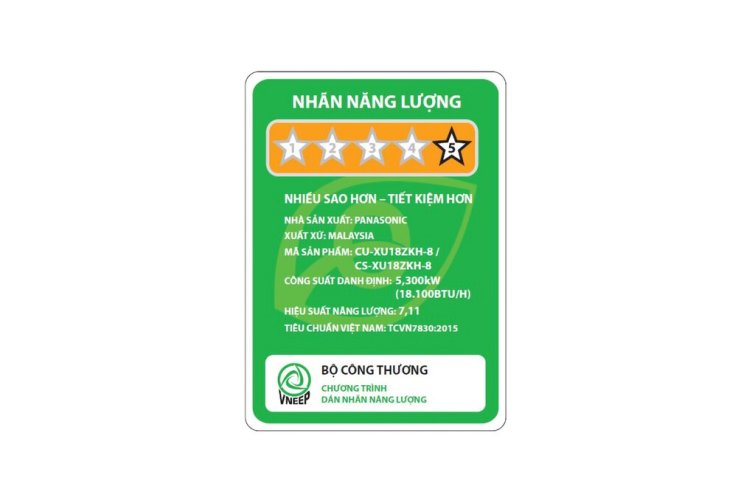 Máy lạnh Panasonic Inverter 2 HP CU/CS-XU18ZKH-8
