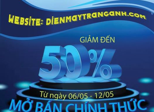 “MỞ BÁN CHÍNH THỨC – GIẢM GIÁ LÊN ĐẾN 50%”