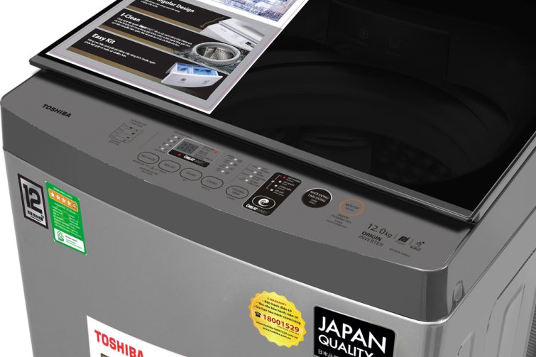 Máy giặt Toshiba Inverter 12 kg AW-DUK1300KV(SG)