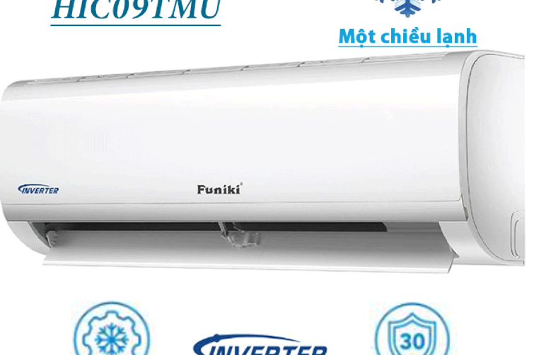 Điều Hòa Funiki 9000BTU 1 Chiều Inverter HIC09TMU