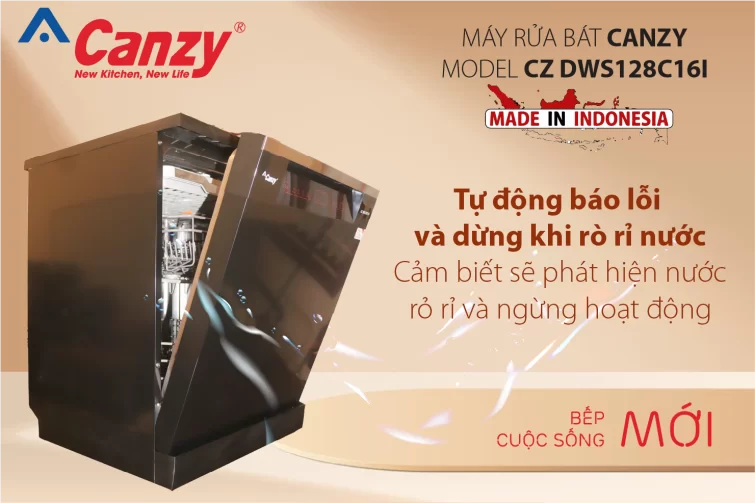 Máy rửa bát Indonesia CZ DWS128C16I (16 bộ)