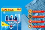 Viên rứa bát Finish esstial 100 viên 6 tác dụng